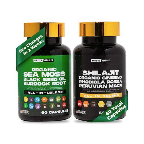 Holistic Hercules Shilajit Caps & Sea Moss Blend