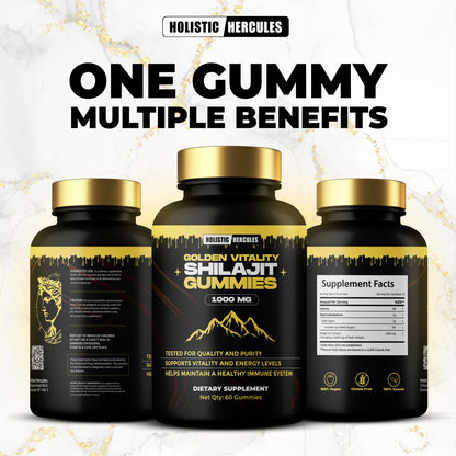 Golden Vitality Shilajit Gummies™