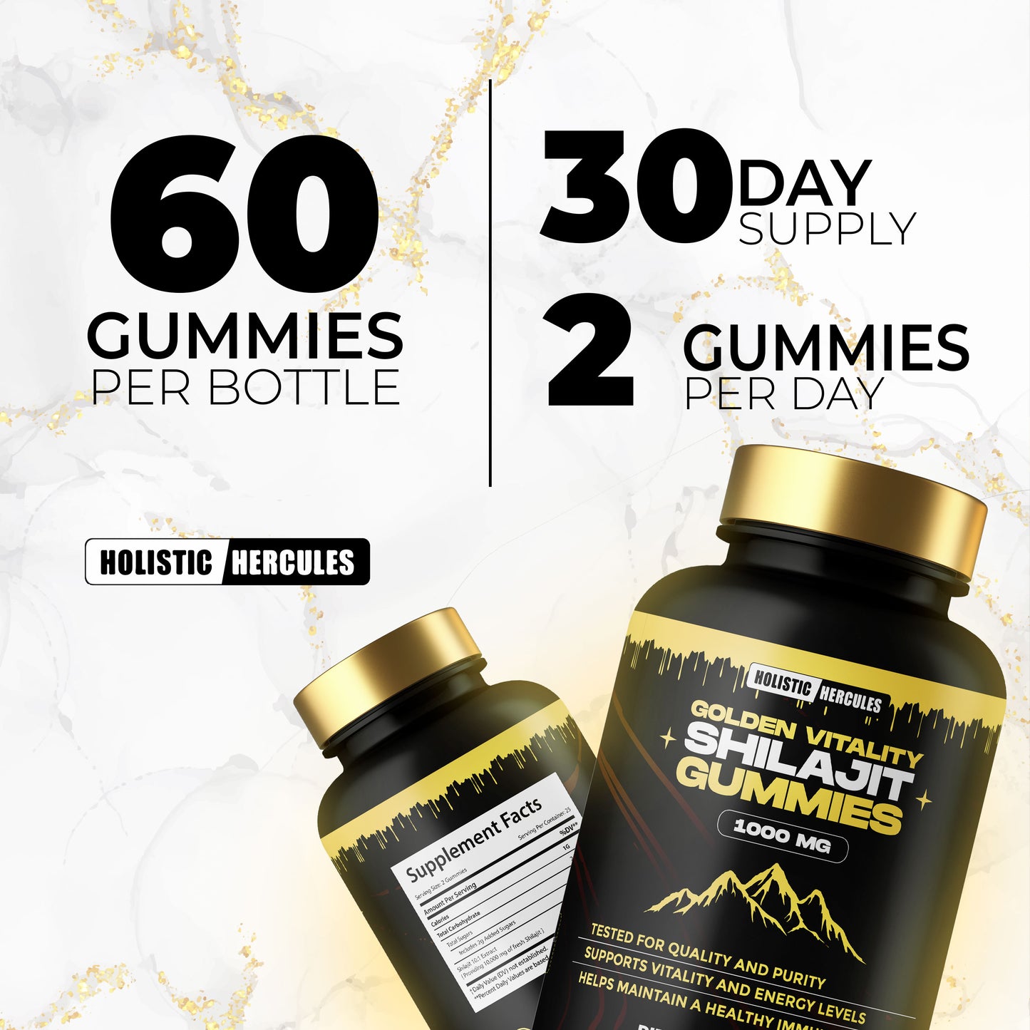 Golden Vitality Shilajit Gummies™