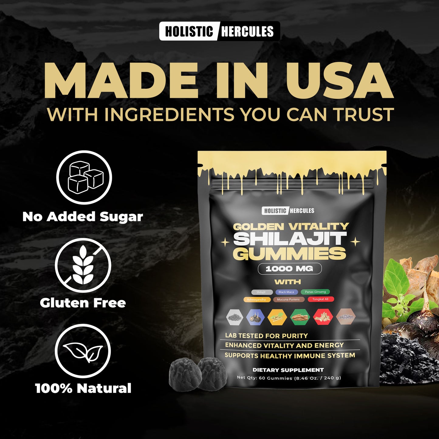 Shilajit Gumies