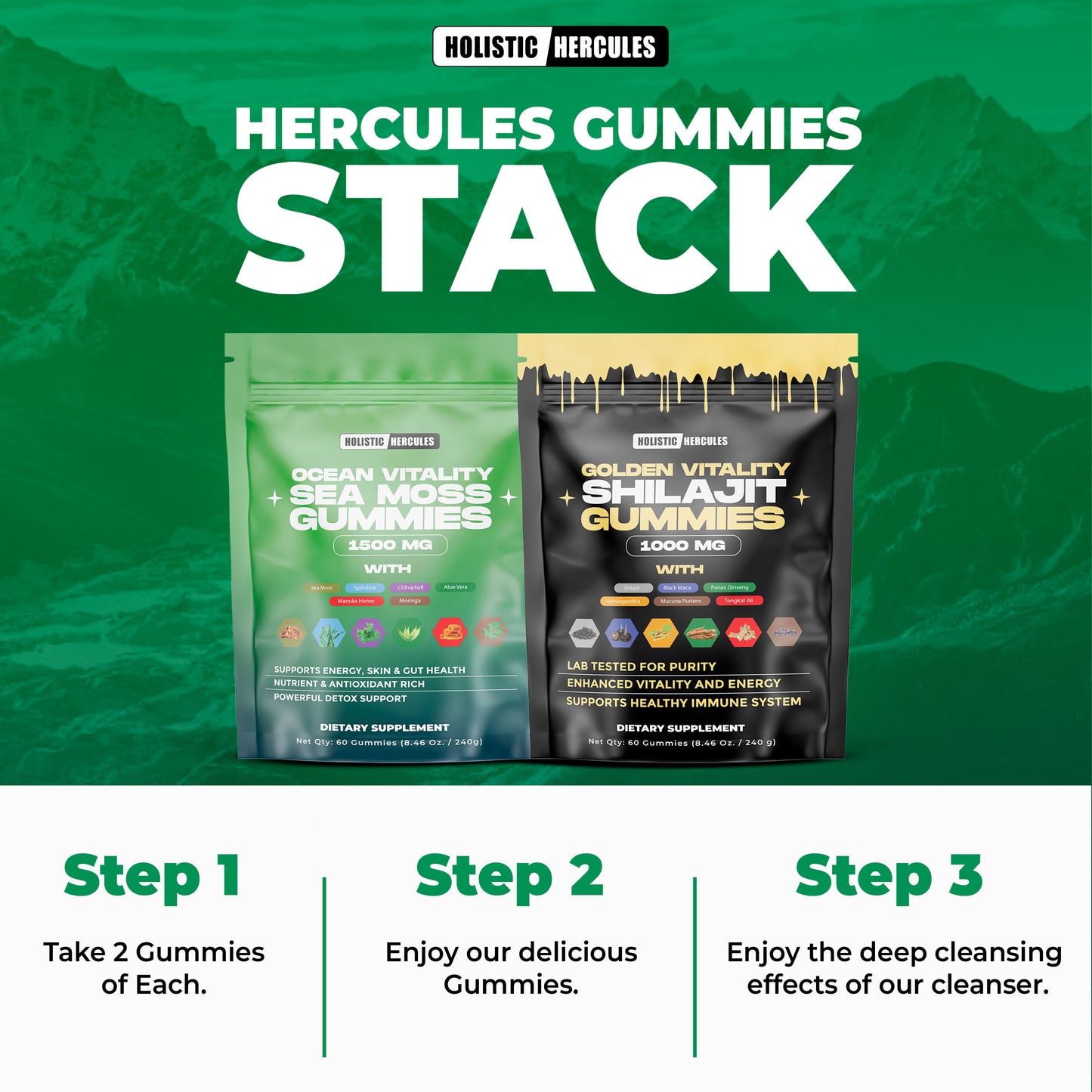 Hercules Stack Gummies