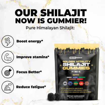 Golden Vitality Shilajit Gummies