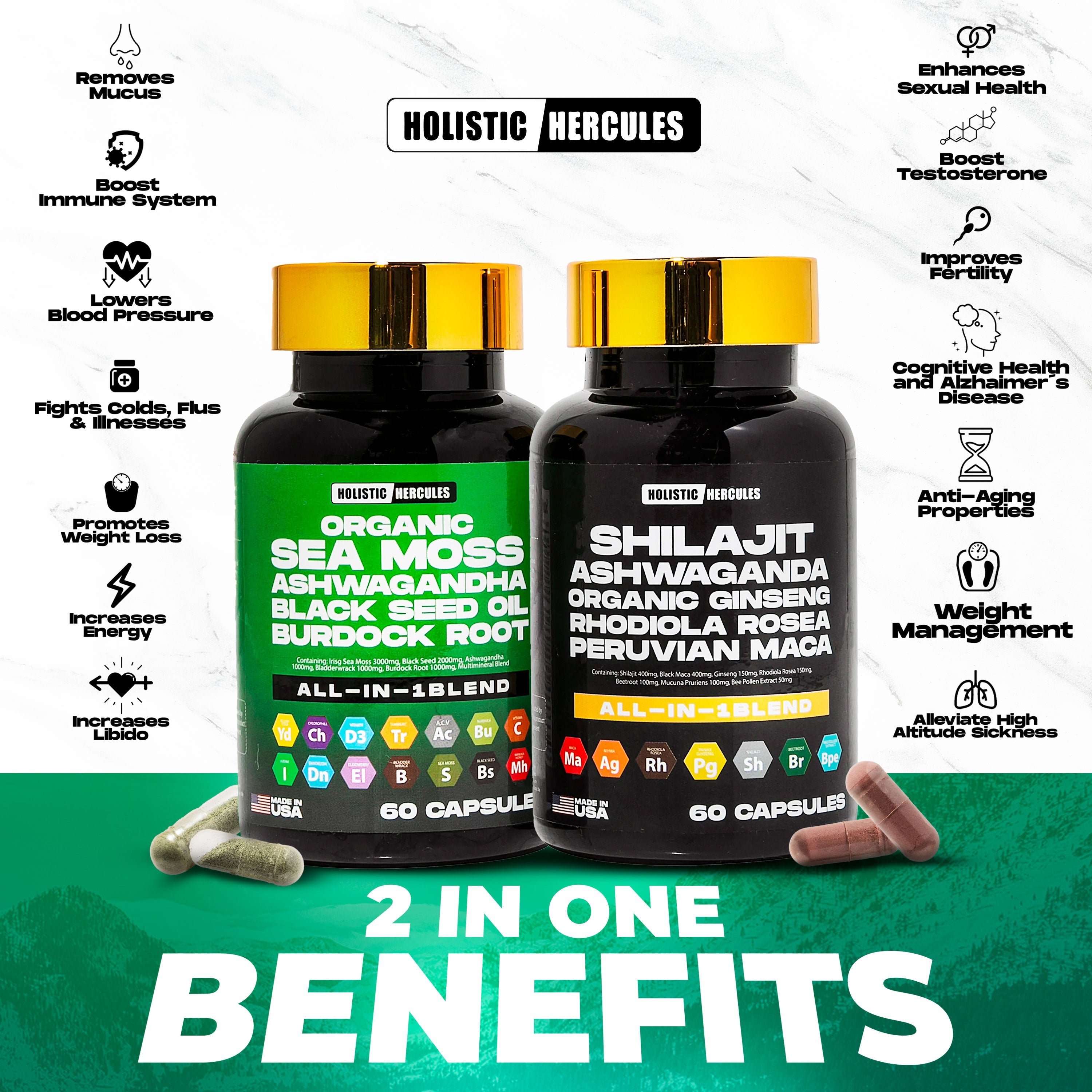 HerculesBlend™ Sea Moss & Shilajit Power Bundle (Copy)