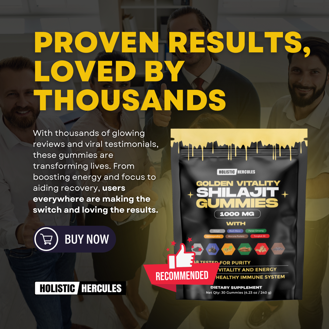 Golden Vitality Shilajit Gummies