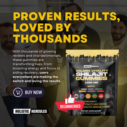 Golden Vitality Shilajit Gummies