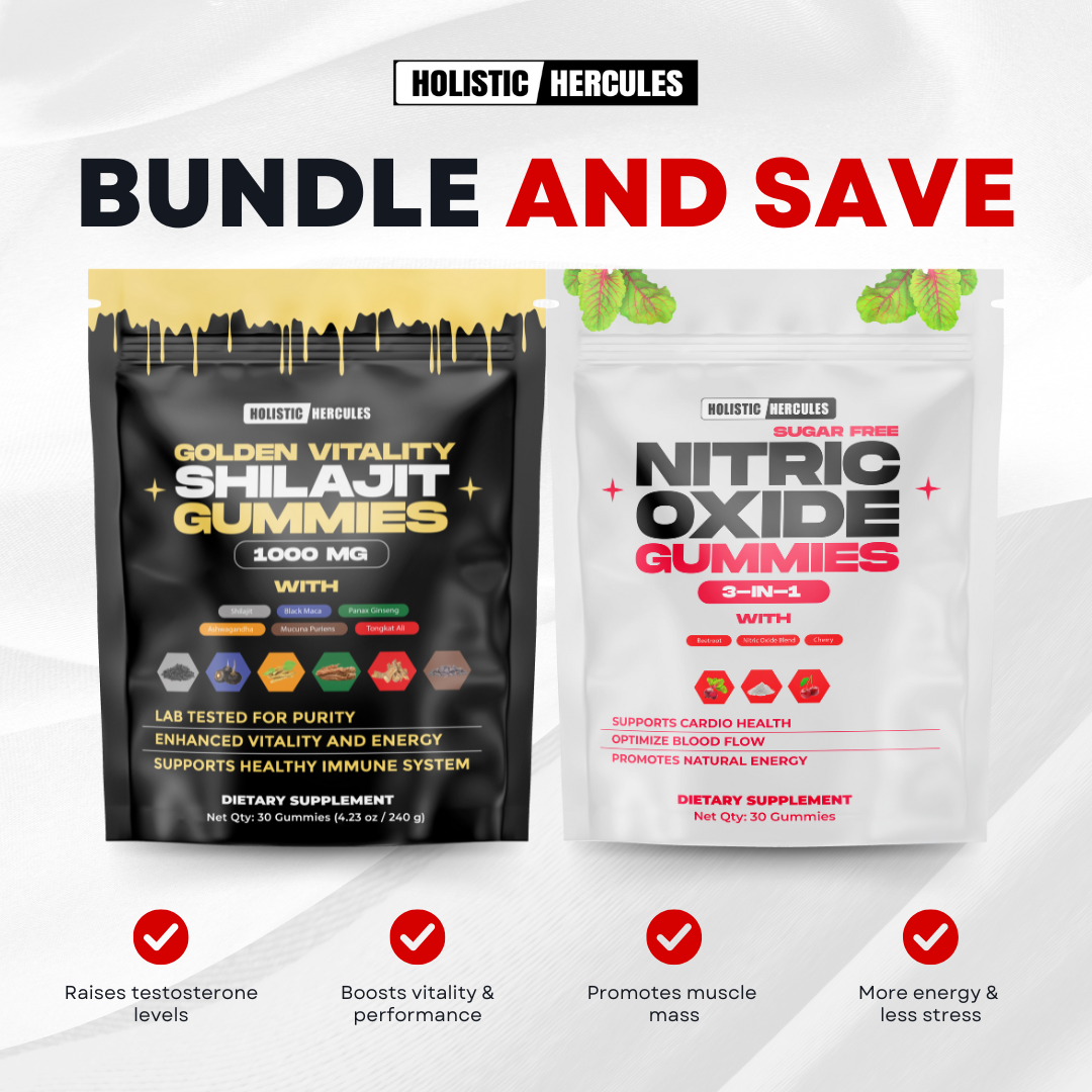 60 Shilajit Gummies + FREE Energy Surge Bundle