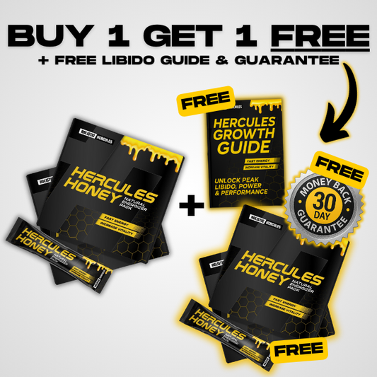 Hercules Natural Honey Sticks 6-in-1 Herbal Performance Blend (16 Count)