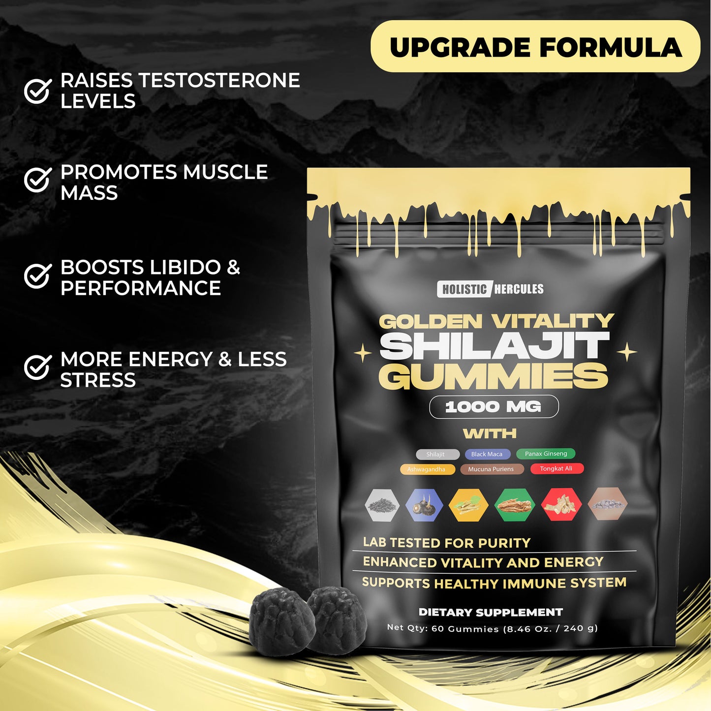 Shilajit Gummies (Exclusive Pre-Sale!)